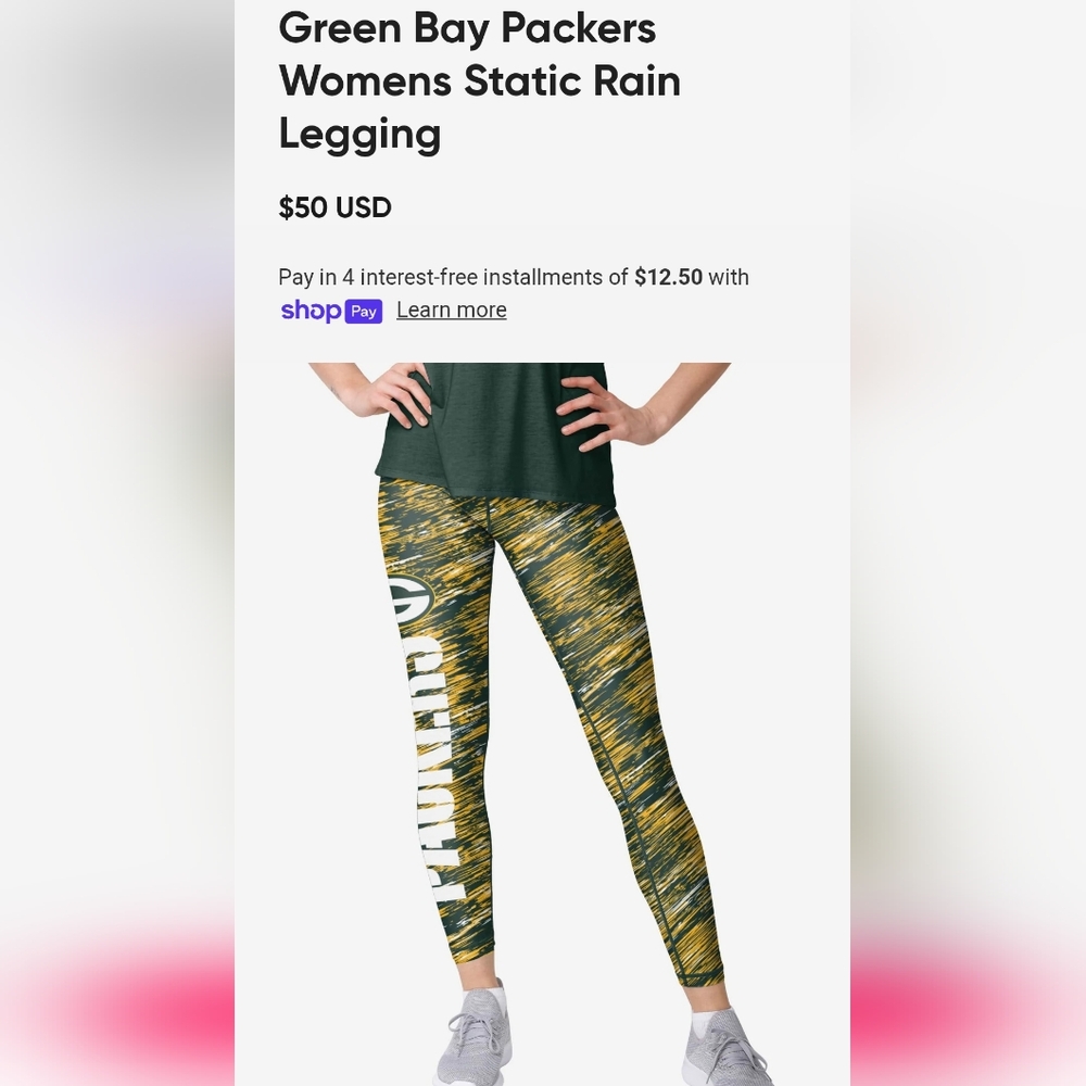 Green Bay Packers Women's Leggings